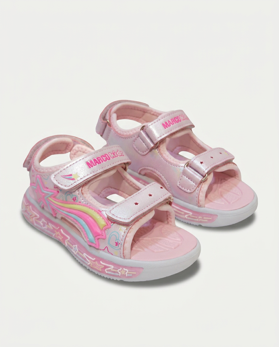 Marco Kids 26Y210 Patik Işıklı Sandalet PEMBE
