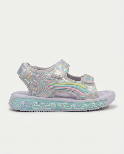 Marco Kids 26Y211 Filet Işıklı Sandalet GÜMÜŞ