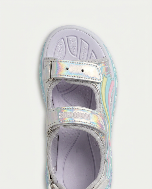 Marco Kids 26Y211 Filet Işıklı Sandalet GÜMÜŞ