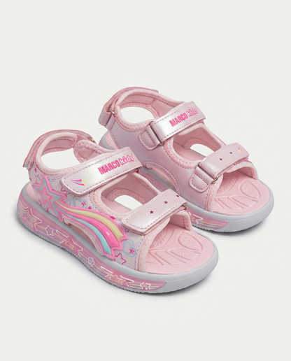 Marco Kids 26Y211 Filet Işıklı Sandalet PEMBE