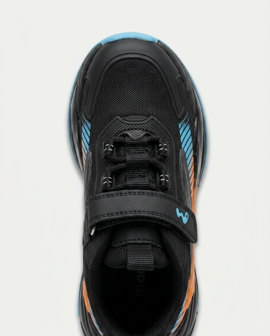 T5440207P Çocuk Patik Casual Spor Ayakkabı SİYAH-MAVİ