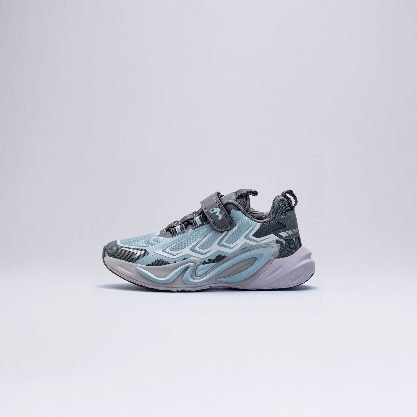 Turkuaz Detaylı Çocuk  Spor Ayakkabı Açık Mavi