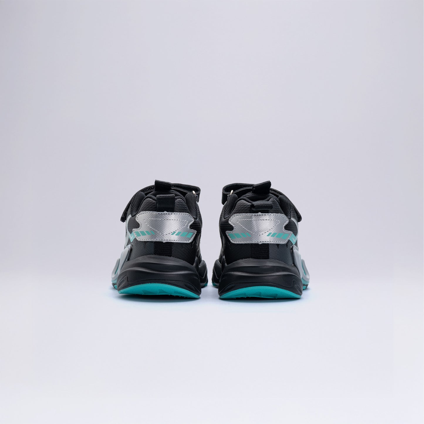 Turkuaz Detaylı Çocuk  Spor Ayakkabı Okul Öncesi Siyah