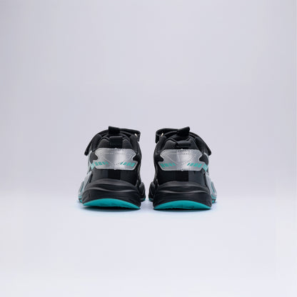 Turkuaz Detaylı Çocuk  Spor Ayakkabı Okul Öncesi Siyah